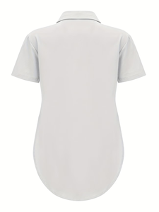 Camisa de Vestir Formal de Manga Larga, Tejida en Invierno, 100% Algodón, Ecológica, con Logotipo Frontal y Botones, Corte Regular, Diseño de Última Moda - Product Image 5