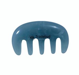 Tradebyd Professional Premium Quality Eco-Friendly Handmade <b>Wide</b> Tooth Resin Hair <b>Comb</b> for Smooth Styling Frizz Control Wedding - Product Image 1
