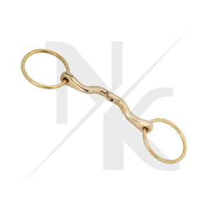 Bocado de Cobre Profesional con Anillo Suelto y Rodillo para Entrenamiento de Caballos, Fabricante OEM, Venta al por Mayor, Exportación - Product Image 3