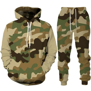 <b>Men's</b> Black Gray Hoodie Sweatpants 2 Piece Breathable Lightweight Polyester Tracksuit Set Drawstring Hooded Top <b>Joggers</b> - Product Image 4