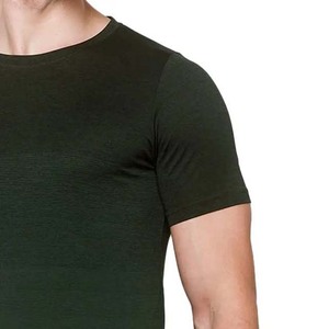 T-shirts à manches courtes pour hommes Slim Fitness, grandes tailles, 100% coton, respirants, séchage rapide, design personnalisé OEM, col rond, décontractés pour l'été - Product Image 4