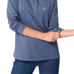 <b>Women</b> Solid Color Cotton <b>Polo</b> <b>Top</b> Short Sleeve Casual Knitted Breathable Shirt Button Up Summer Wear 2026 - Product Image 6