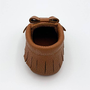 Chaussures pour bébé en cuir personnalisées, semelle souple antidérapante, premières chaussures de marche, confortables, flexibles, légères, pour un usage quotidien - Product Image 2