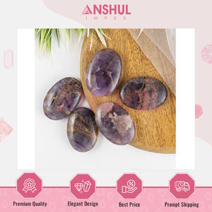 Piedra de Amatista Natural Ovalada de 2.5 Pulgadas, Precio Atractivo, Buena Calidad, Pulida y Lisa, Cristales Curativos de 1 kg para Equilibrar la Energía - Product Image 4