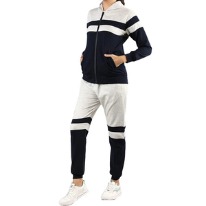 Ensemble de survêtement décontracté d'hiver pour hommes, 2 pièces, veste et pantalon en polaire, matière polyester/coton - Product Image 1