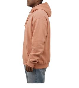 Sweat-shirt à capuche surdimensionné avec logo personnalisé, épaules tombantes, en molleton CVC lourd, coupe décontractée pour homme, poche kangourou - Product Image 1
