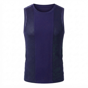Camisetas sin mangas personalizadas, informales, ligeras, de secado rápido, con cuello sólido, para entrenamiento de fuerza, yoga, correr, gimnasio y ejercicio. - Product Image 1