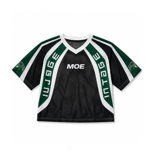 Maillot de football américain personnalisé par le fabricant, 100 % polyester, avec panneaux en maille respirante, uniforme d'équipe en polyester, OEM - Product Image 3