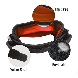 Sangle professionnelle pour coude de tennis, pour une stabilité active de l'avant-bras, sangles de compression réglables pour golfeurs avec coussinet de haute qualité - Product Image 2