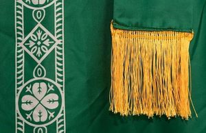 Chasubles respirantes vintage pour pasteur, vêtements liturgiques à prix abordable, chasubles pour prêtre catholique, vêtements pour père de l'Église, chasubles - Product Image 3