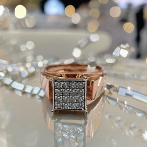 Anillo de diamante de laboratorio para hombre cultivado para hombre para oficina, fiesta, boda o regalo, elegante y elegante - Product Image 1