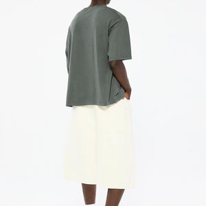 Camiseta de Hombre 100% Algodón, Diseño Personalizado OEM, Alta Calidad, Corte Holgado, Cuello Redondo, Manga Corta, Impresión Serigráfica - Product Image 3