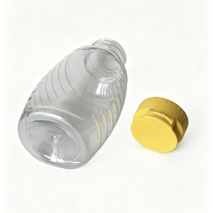 Bouteille de <span class=keywords><strong>miel</strong></span> en PET de qualité alimentaire avec bouchon à clapet, sans BPA, pour conteneur en plastique, couleur personnalisée, multi-capacités, réutilisable, anti-fuite - Product Image 5