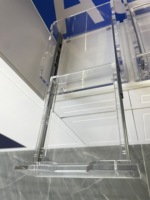 Glissières télescopiques robustes JVSIN à fermeture amortie pour tiroirs de cuisine et rails de table coulissante pour salle à manger et extérieur