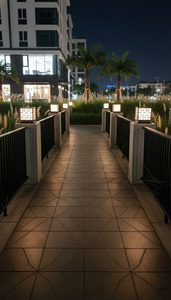 Lampe de poteau noir Vietnam CM Decor Extérieur/Mur/Villa/Jardin 1 an de garantie acier/inox 3500K (Blanc Chaud) 300 lm LED Décoration - Product Image 6