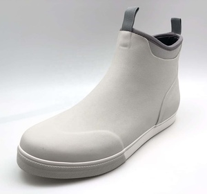 Bottes <span class=keywords><strong>de</strong></span> pont imperméables unisexes <span class=keywords><strong>de</strong></span> 6 pouces avec doublure respirante et antidérapante, bottes <span class=keywords><strong>de</strong></span> pluie à <span class=keywords><strong>la</strong></span> cheville en caoutchouc injecté en néoprène pour <span class=keywords><strong>la</strong></span> pêche et <span class=keywords><strong>la</strong></span> navigation <span class=keywords><strong>de</strong></span> plaisance - Product Image 3