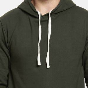 Men's Embroidered Solid Front Hooded Sweatshirts <b>Thick</b> <b>Fleece</b> Winter Custom Apparel - Product Image 5