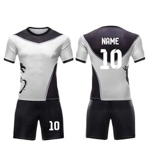 Kit de football unisexe de style américain de qualité supérieure ensemble de football entièrement personnalisable ensemble d'uniformes à séchage rapide respirant évacuant l'humidité - Product Image 1