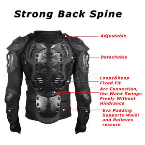 Equipo de Seguridad para Motociclistas Unisex de Primera Calidad, Armadura para Motociclistas, Transpirable, Flexible, Ligera, para Todas las Estaciones - Product Image 4