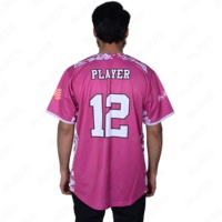 Maillot de baseball sur mesure Maillot de baseball vierge en gros Maillots de baseball de l'équipe de baseball imprimés par sublimation T-shirts pour hommes