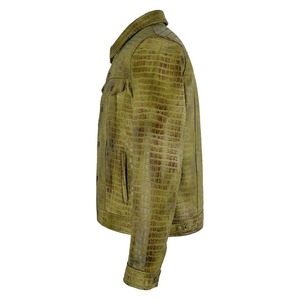 Chaqueta de Cuero Genuino, Nuevo Estilo de Moda con Cierre, Chaqueta de Cuero para Hombre - Product Image 4
