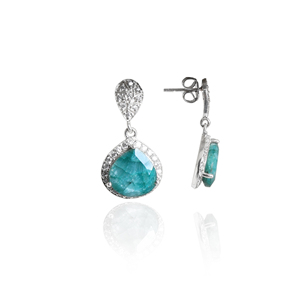 Nouvelle Arrivée 2026 Boucles d'Oreilles Pendante Émeraude Tendance de Haute Qualité en Argent Sterling 925 pour Femmes et Filles, Idéales pour Mariages et Soirées - Product Image 2