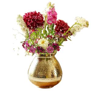 Jarrón de Metal de Diseño Industrial con Estilo de Diseñador y Construcción Duradera, Ideal para Exhibiciones de Arreglos Florales en Interiores - Product Image 1