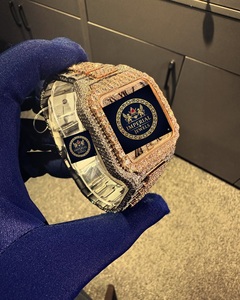 Reloj Imperial Jewels de Lujo Estilo Hip Hop, Completamente Adornado con Moissanita, Bicolor, Automático, Mecánico, de Acero Inoxidable, con Esfera de Cristal y Números Romanos - Product Image 2