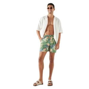 Shorts de Baño Estampados para Hombre, Secado Rápido, Cintura con Cordón Ajustable, Traje de Baño Ligero y Elegante para Verano - Product Image 2