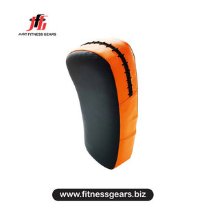 เป้าเตะมวยไทย สีส้มดำ วัสดุ PU อุปกรณ์ฝึกซ้อมศิลปะการต่อสู้ - Product Image 1