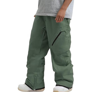 Custom Men Women Plus Size Ski Pants <b>Loose</b>-<b>Fitting</b> Baggy Snow <b>Trousers</b> Windproof Waterproof Breathable Fashionable Outdoor - Product Image 1
