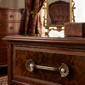 Poignée de meuble en laiton massif de qualité supérieure, décorative, en forme de coquillage, pour tiroirs, commodes, armoires et meubles vintage. - Product Image 4