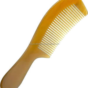 Peigne en corne de buffle dernier design pour la maison Peigne en corne de couleur naturelle marron avec la meilleure qualité au meilleur prix - Product Image 2