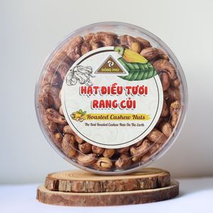 Noix de cajou grillées non décortiquées de qualité supérieure biologique du Vietnam W240, beurrées et salées, en boîte ronde de 500 g - Fabriquées directement dans l'usine du Vietnam - Product Image 5