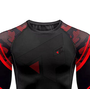 Service OEM, qualité supérieure, rashguard uni à manches longues, style unique, utilisation en extérieur. - Product Image 6