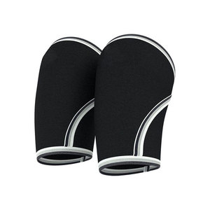 Genouillère Unisexe Personnalisable Couleur Unie, Soutien de Compression Élastique en Nylon/Néoprène, Équipement de Protection Sportive, Logo Personnalisé OEM/ODM - Product Image 1