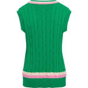 Professional Ladies Knit Sweater Vest - Sleeveless V-Neck Cardigan <b>Top</b> - Soft Breathable Female Office Fashion Wear Breathable - Product Image 4
