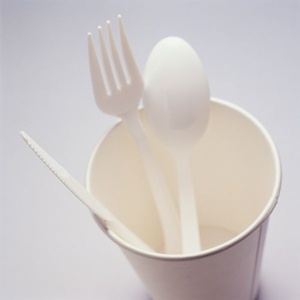 Fourchette écologique pour les combinaisons de repas, les comptoirs de restauration rapide et les boutiques de desserts, fourchette en papier de 155 mm, repas sains, bols de riz et fourchette à collation - Product Image 1