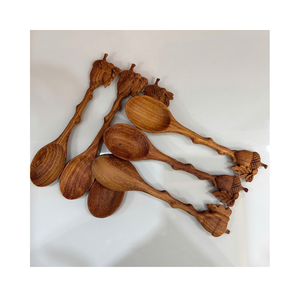 Vietnam Wooden Kitchen <b>Spoon</b> Natural Wood Tableware For Cooking Stirring Mixing Serving And Food Preparation Supply - Product Image 6
