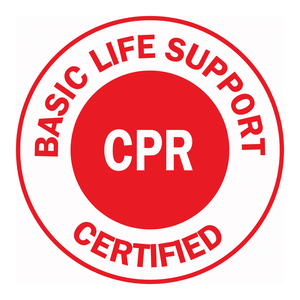 Étiquettes ovales autocollantes durables Brady pour casques de sécurité, finition mate, double face, gaufrées pour l'identification de sécurité CPR et BLS - Product Image 2