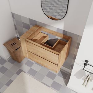 Mobile da Bagno a Parete da 30 Pollici con Cassetto a Chiusura Morbida, Esclusivo Mobile Senza Lavabo - Product Image 4