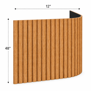 แผ่นผนังไม้ตกแต่ง 3 มิติ แผ่นไม้ปิดผนัง ขนาดสั่งทำได้ ผู้ผลิต OEM ODM แผ่นผนังไม้แท้ - Product Image 3