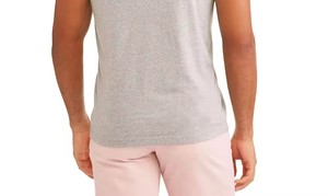 เสื้อกล้ามถักลายทางสีเทาสำหรับผู้ชาย คอกลม สวมใส่สบาย ระบายอากาศได้ดี ผลิตจากผ้าฝ้ายผสม เหมาะสำหรับใส่ในฤดูร้อน - Product Image 5