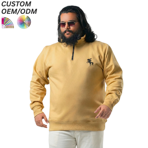 Sweat à capuche grande taille pour homme, tricoté, respirant, uni, décontracté, pour usage quotidien, avec logo personnalisé, support OEM ODM pour marques en gros - Product Image 6