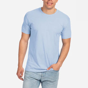 Camiseta Premium Ajustada de CVC en Verde Oliva, Hecha de Fibra de Algodón/Bambú, Camisetas Ajustadas con Acabado Suave - Product Image 5