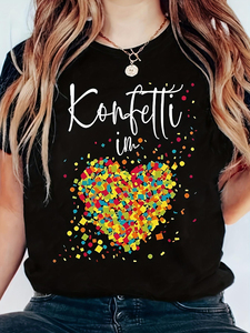 Camisetas de mujer de alta calidad al por mayor, manga corta, transpirables, con cuello redondo, último diseño. - Product Image 2