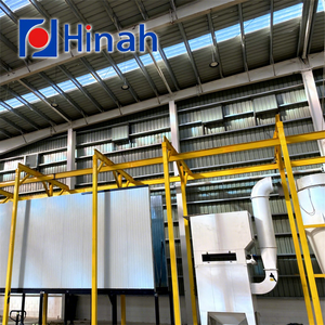 Промышленная линия порошковой окраски / Автоматическая камера для порошковой окраски с большой двухступенчатой системой циклонного пылеулавливания - Product Image 1