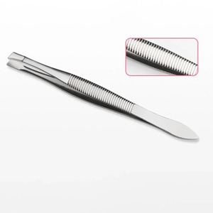 Pinzas para Pestañas de Acero Inoxidable, Punta Recta, Herramienta de Precisión Duradera, Estilo Moderno Ecológico, 9.5 cm, 2 Piezas, Portátiles - Product Image 5