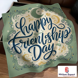 ผ้าพันคอไหมพิมพ์ลายดีไซน์หรูหรา ผ้าคลุมศีรษะแฟชั่น ผ้าพันคอสี่เหลี่ยม ผ้าคลุมไหล่ ผ้าพันคอผู้หญิงสุดหรู ขายส่ง - Product Image 2