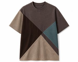Men's Regular Fit Short Sleeve O-Neck T-Shirt Solid Knitted Casual Style 100% Polyester Quick Dry 180g - Product Image 1